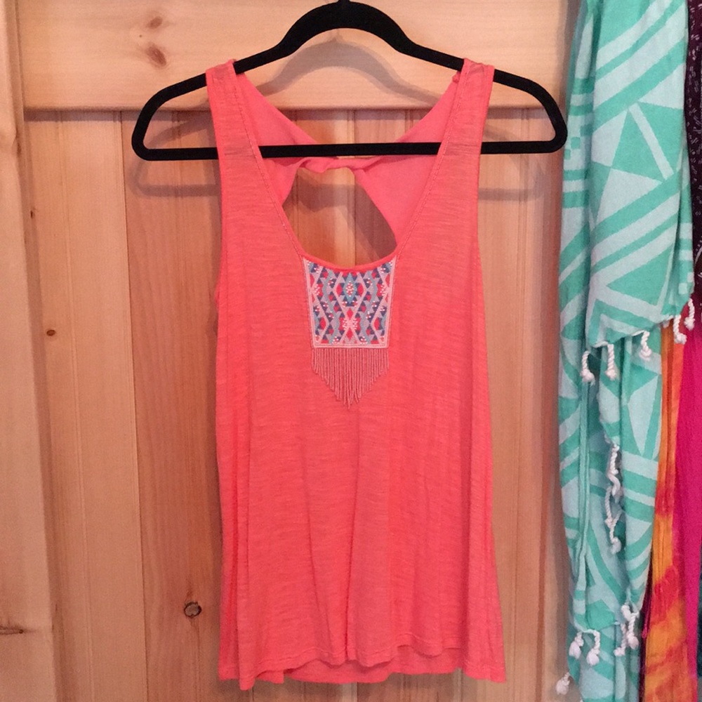 ⭐️BOGO FREE! Boho Beaded Tank Top